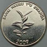 سکه خارجی بسیار کمیاب رواندا 2009 - واحد 20