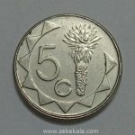 سکه کلکسیونی ۵ سنت کمیاب نامیبیا ۲۰۱۲