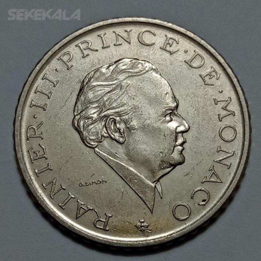 سکه کلکسیونی ۲ فرانک نایاب موناکو ۱۹۸۲