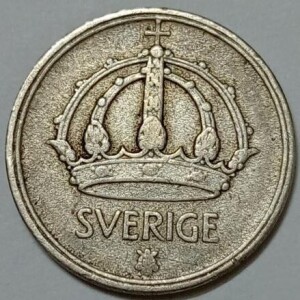 سکه نقره کلکسیونی ۲۵ اوره سوئد ۱۹۴۴