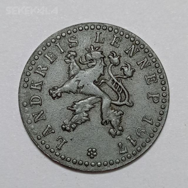 coin sekekala 020726 (55) سکه خارجی ۱ فنیگ نایاب آلمان ایالتی ۱۹۱۷
