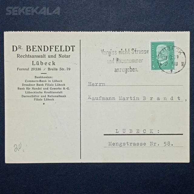 stamp sekekala 020710 (9) کارت پستی قدیمی ۱۹۲۹ بسیار کمیاب آلمان