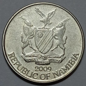 سکه خارجی ۱۰ سنت کمیاب نامیبیا ۲۰۰۹