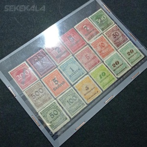 ست تمبر کلاسیک کمیاب آلمان ۱۹۲۳ (سورشارژ)