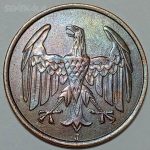 سکه کلکسیونی ۴ فنیک بسیار کمیاب آلمان ۱۹۳۲