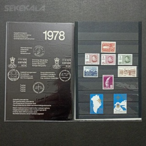 بوکلت بسیار زیبای تمبر گرینلند ۱۹۷۸