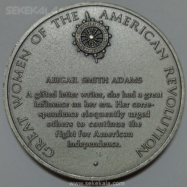 UNITED STATUSE OF AMERICA COIN COLLECTION SEKEKALA 021216 (173) مدال کلکسیونی کمیاب یادبود زنان بزرگ آمریکا ۱۹۷۴