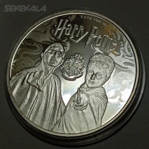 سکه کلکسیونی پروف هری پاتر و لرد ولدمورت (هلند ۲۰۲۱)
