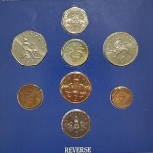 پک کلکسیونی سکه های انگلیس ۱۹۸۴