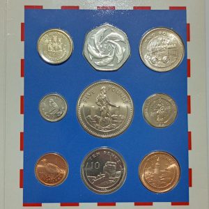 پک سکه های کمیاب کلکسیونی جبل الطارق ۱۹۹۰