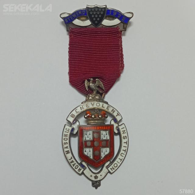 Collection medal sekekala 030131 (39) مدال نقره فراماسونری بریتانیا 1922 (نایاب و کلکسیونی)