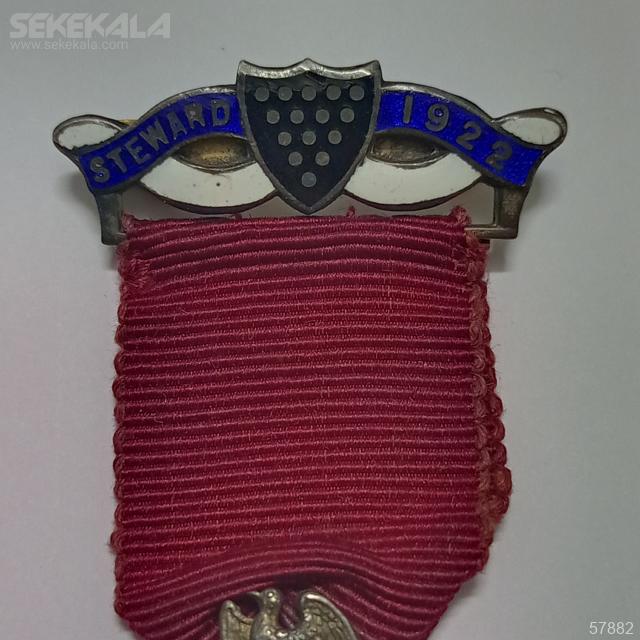 Collection medal sekekala 030131 (41) مدال نقره فراماسونری بریتانیا 1922 (نایاب و کلکسیونی)