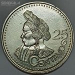Rare Guatemala 2000 25 centavo collectible coin