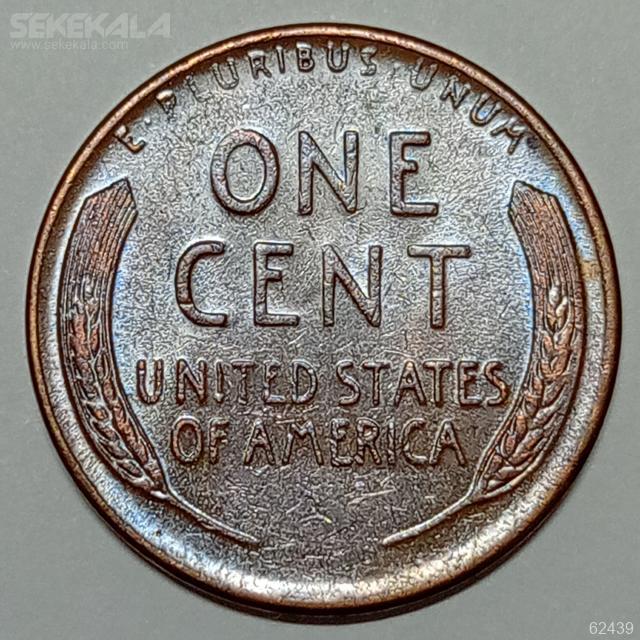 COIN one cent united status sekekala.com 030320 (280) سکه 1 سنت قدیمی لینکلن آمریکا 1958 D (کیفیت AU)