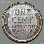 سکه 1 سنت قدیمی لینکلن آمریکا 1956 D (کیفیت UNC)