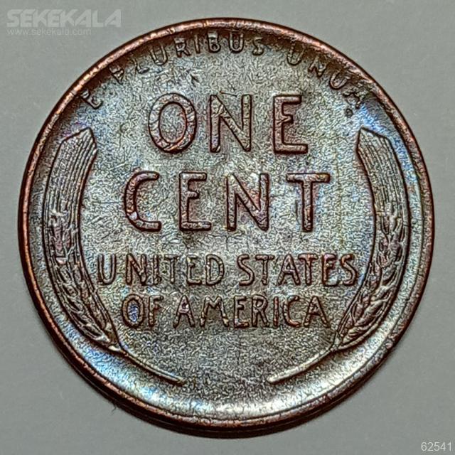 COIN one cent united status sekekala.com 030320 (318) سکه 1 سنت قدیمی لینکلن آمریکا 1953 D (کیفیت UNC)