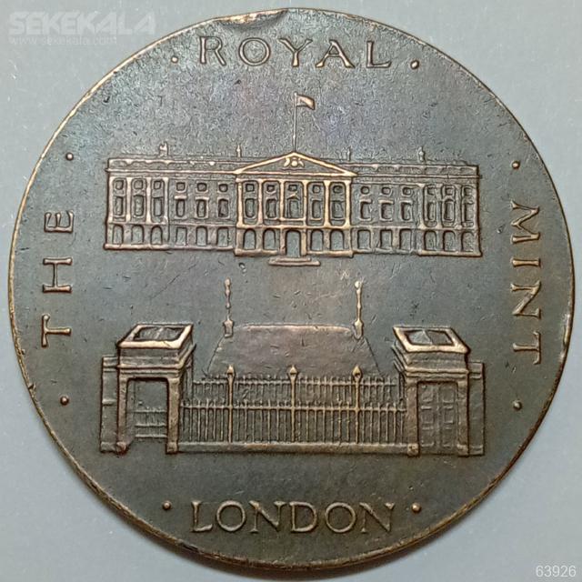 MEDAL collection sekekala.com 030331 (15) مدال برنز نایاب ضرابخانه سلطنتی بریتانیا 1924