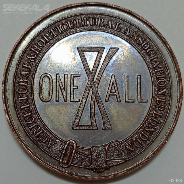 MEDAL collection sekekala.com 030331 (23) مدال برنز نایاب بریتانیا 1910 (اتحادیه کشاورزی لندن)