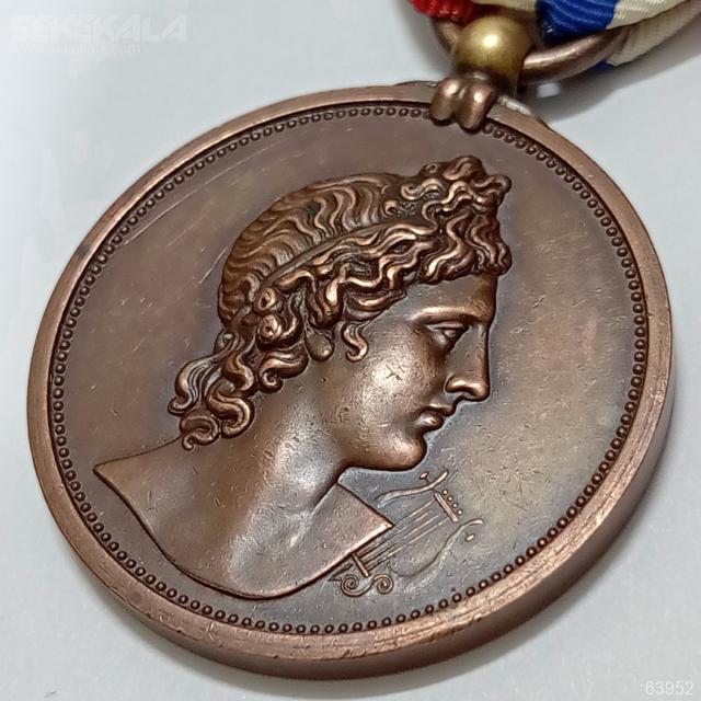 MEDAL collection sekekala.com 030331 (41) مدال برنز نایاب آکادمی سلطنتی موسیقی بریتانیا 1907