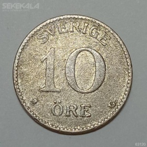 سکه نقره 10 اوره سوئد 1937