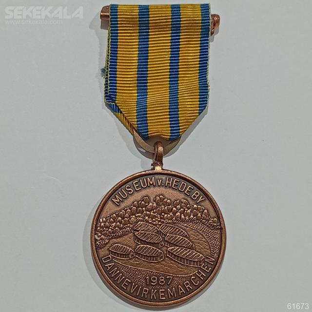 medal antique collection sekekala.com.030317 (43) مدال کلکسیونی دانمارک 1987 (روبان فابریک)