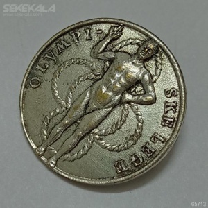 نشان (بج) کمیاب المپیک استکهلم سوئد 1912 (دانمارک)