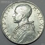 سکه بسیار کمیاب 10 لیره واتیکان 1952