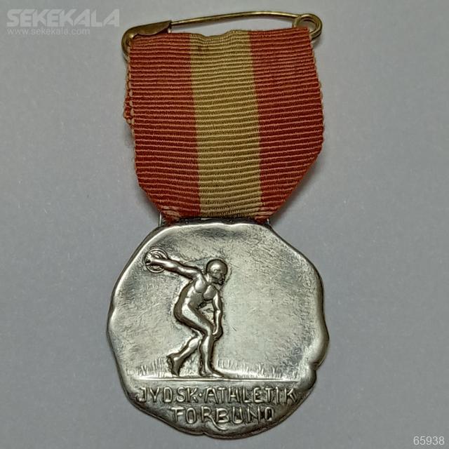 sekekala.com badge vintage medal & coins 030503 (221) مدال نقره کمیاب کلکسیونی ورزشی دانمارک 1936