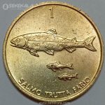 سکه 1 تولار اسلونی 1998 (UNC