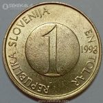 سکه 1 تولار اسلونی 1998 (UNC