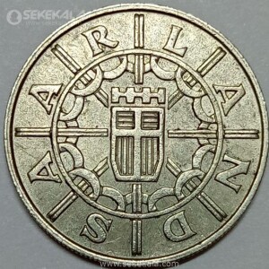 سکه 100 فرانک نایاب سارلند آلمان 1955