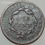 سکه نایاب 1 سنت قدیمی آمریکا 1835