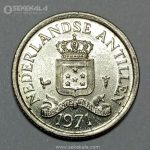 سکه کمیاب 10 سنت آنتیل مستعمره هلند 1971