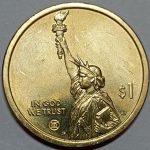 سکه خارجی کمیاب کلکسیونی 1 دلار آمریکا