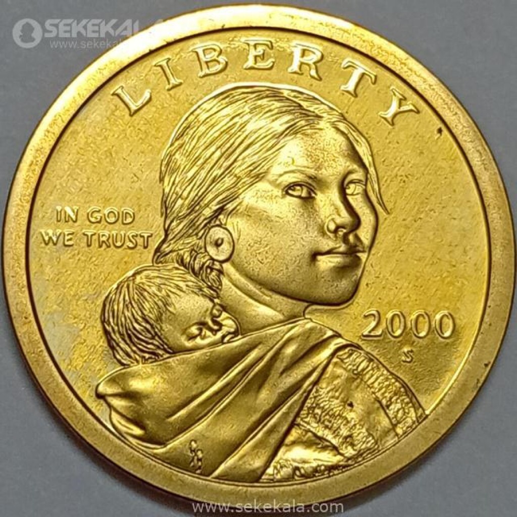 سکه پروف 1 دلار (ساکاگاویا) آمریکا 2000 S