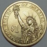 سکه 1 دلار ریاست جمهوری آمریکا 2007 (جان آدامز)