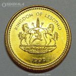 سکه 10 لیسنته لسوتو 1998 (بسیار کمیاب)(UNC)