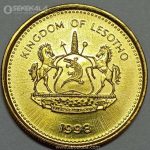 سکه 50 لیسنته لسوتو 1998 (بسیار کمیاب)(UNC)