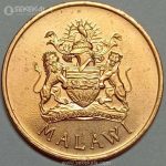سکه کمیاب 2 تامبالا مالاوی 1995 (UNC)