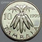 سکه کمیاب 10 تامبالا مالاوی 1995 (UNC)