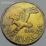 سکه کمیاب 1 کواچا مالاوی 1996