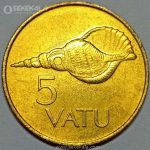 سکه 5 واتو وانواتو 2002 (UNC) بسیار کمیاب