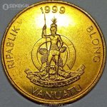 سکه 5 واتو وانواتو 2002 (UNC) بسیار کمیاب