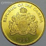 سکه کمیاب 10 باتوت گامبیا 1998 (UNC)