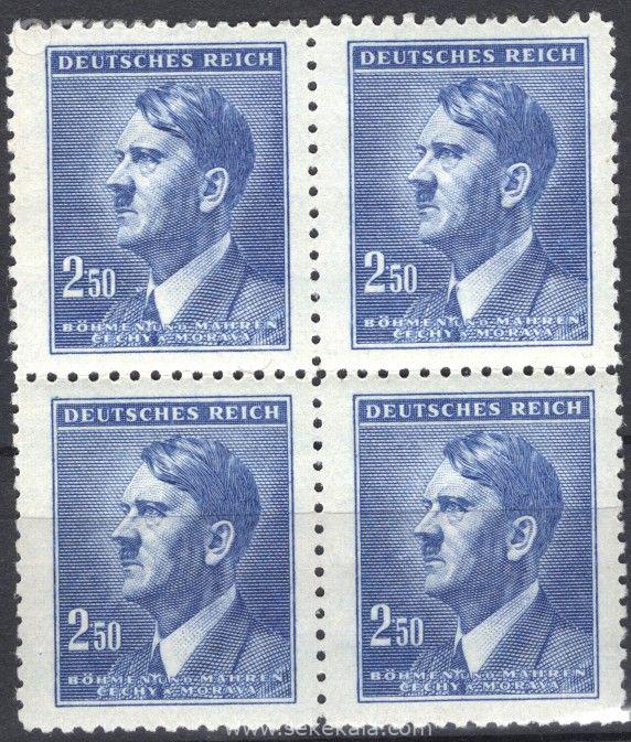 stamp collection 031002 (12) بلوک تمبر کمیاب آلمان نازی (هیتلر) 1942