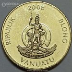 سکه 100 واتو وانواتو 2008 (UNC) بسیار کمیاب