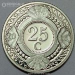 سکه 25 سنت پروف آنتیل 2010 (مستعمرات هلند)