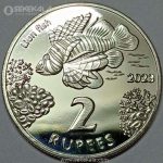 سکه 2 روپیه جزایر کوکوس 2023 (UNC)