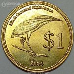 سکه 1 دلار جزایر کوکوس 2004 (UNC)
