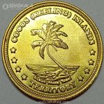 سکه 2 دلار جزایر کوکوس 2004 (UNC)